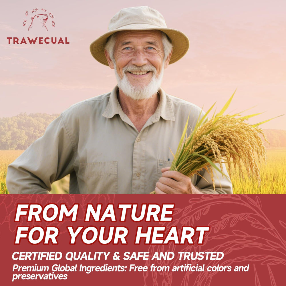 Family-friendly heart health gummies product shot