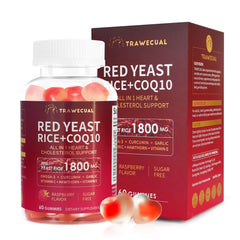 Bottle image of Trawecual Red Yeast Rice plus CoQ10 gummies