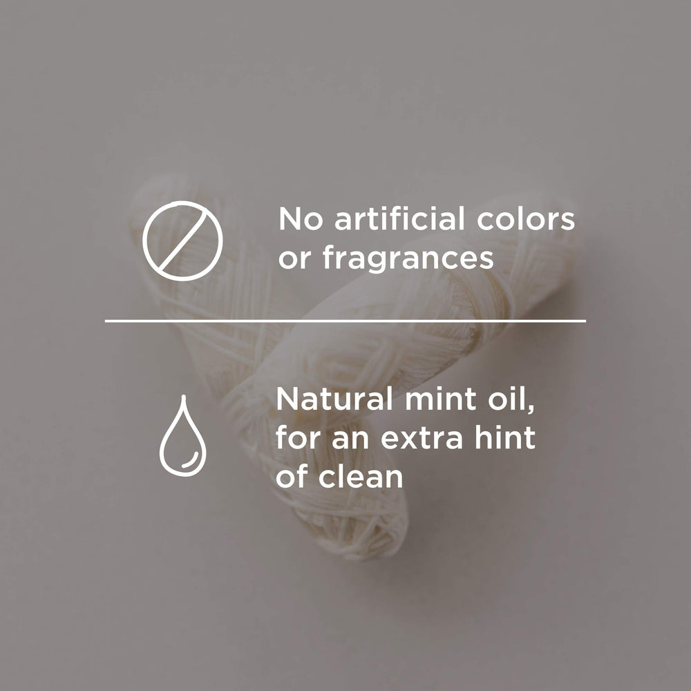 TreeBird reusable floss container with Silk Eco Floss Refills