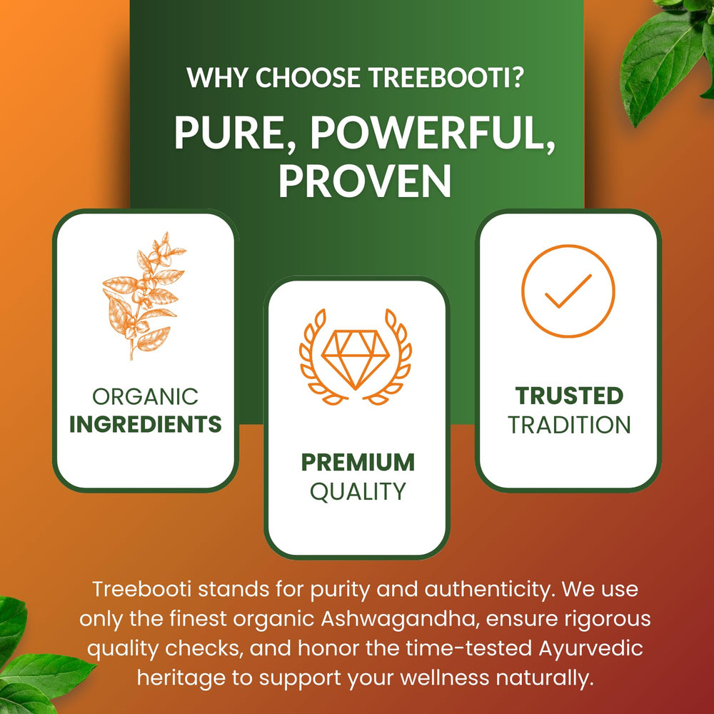 Treebooti Ashwagandha packaging box