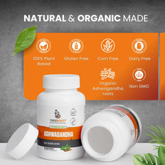 Ashwagandha root extract close-up