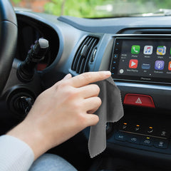 Soft microfiber edge with sawtooth design to prevent fraying