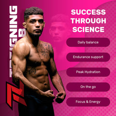 USA-made electrolyte powder container with 30 servings