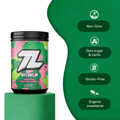 Powder dissolving quickly in water in a glass