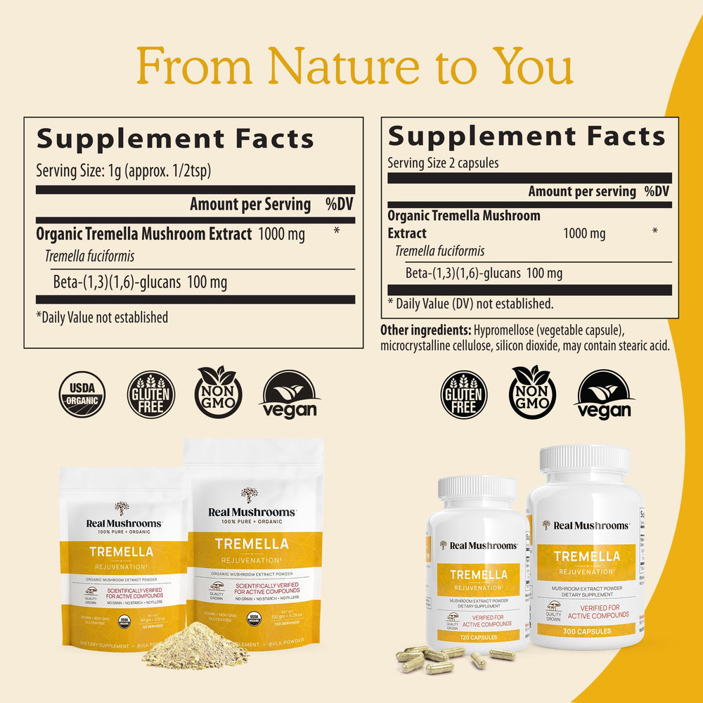Product label showing organic, vegan, and non-GMO claims