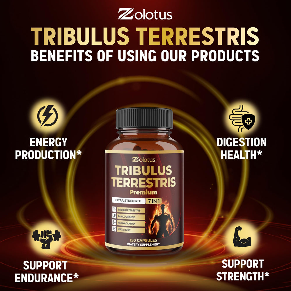 Product packaging for Tribulus Terrestris supplement