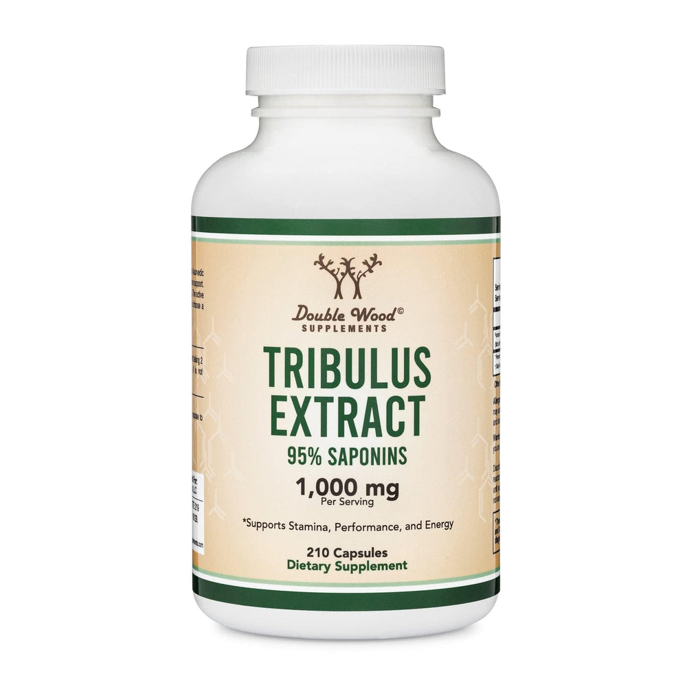 Double Wood Tribulus Terrestris bottle label