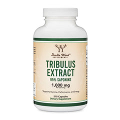 Double Wood Tribulus Terrestris bottle label