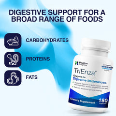 Wheat, dairy, and soy protein digestion aided by TriEnza