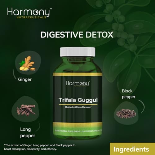 Trifala Guggul bottle with label visible