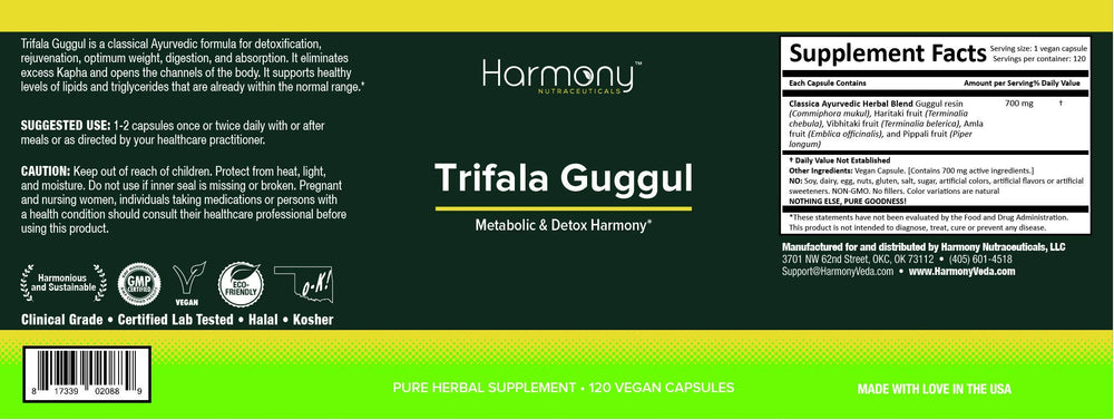 Eco friendly packaging for Trifala Guggul