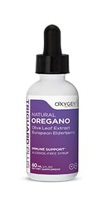 Natural energy boost from Triguard Plus oregano oil, olive leaf and elderberry tincture