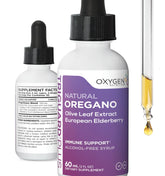 Bottle of Triguard Plus Oregano Oil, Olive Leaf & Elderberry tincture, 2 oz