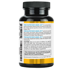Vegetarian mood support capsules from Trio Mood Joy
