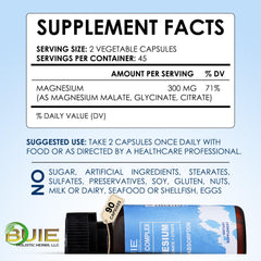 Benefits of magnesium glycinate, citrate and malate for muscle, metabolism, and heart health