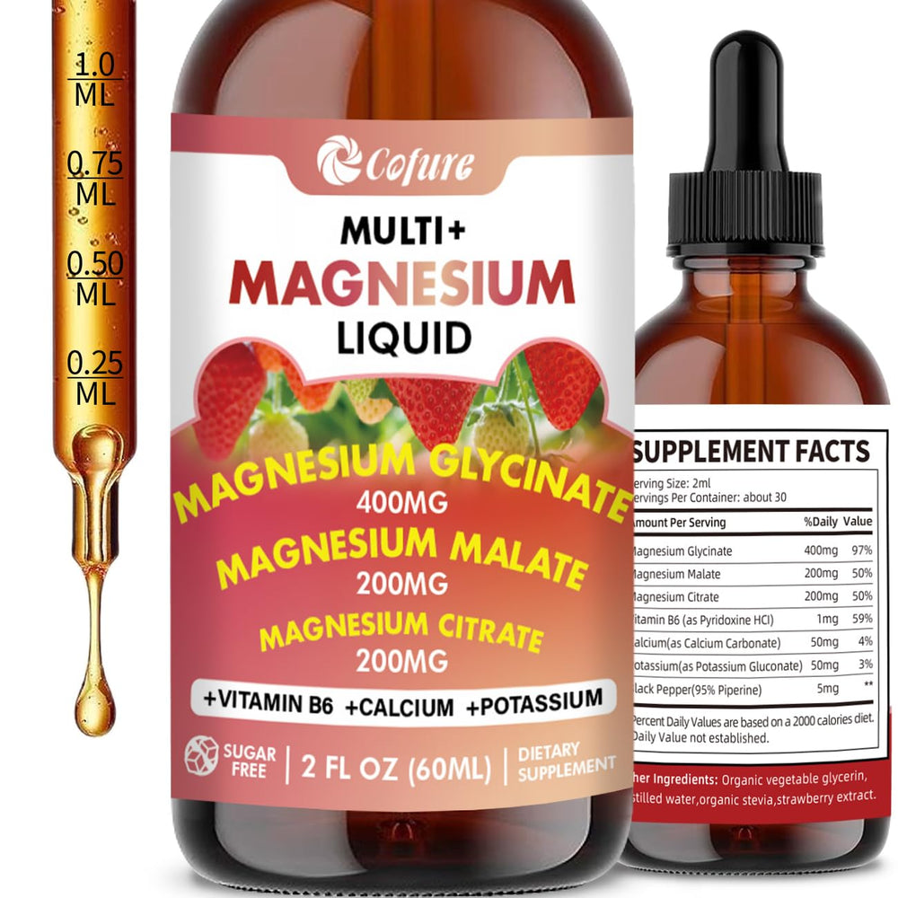Triple Magnesium Complex Liquid bottle front view