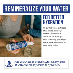 Triquetra Health Ionic Lytes ingredient sea minerals close-up emphasizing purified minerals