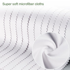 Thick 296GSM microfiber cleaning cloth for dust and fingerprints