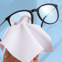 Soft lint-free eyeglasses cleaning cloth