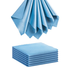 Blue Triumph Vision microfiber eyeglasses cleaning cloth, 5x6 inches, 12-pack