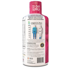 Concept image showing improved hair thickness and nails