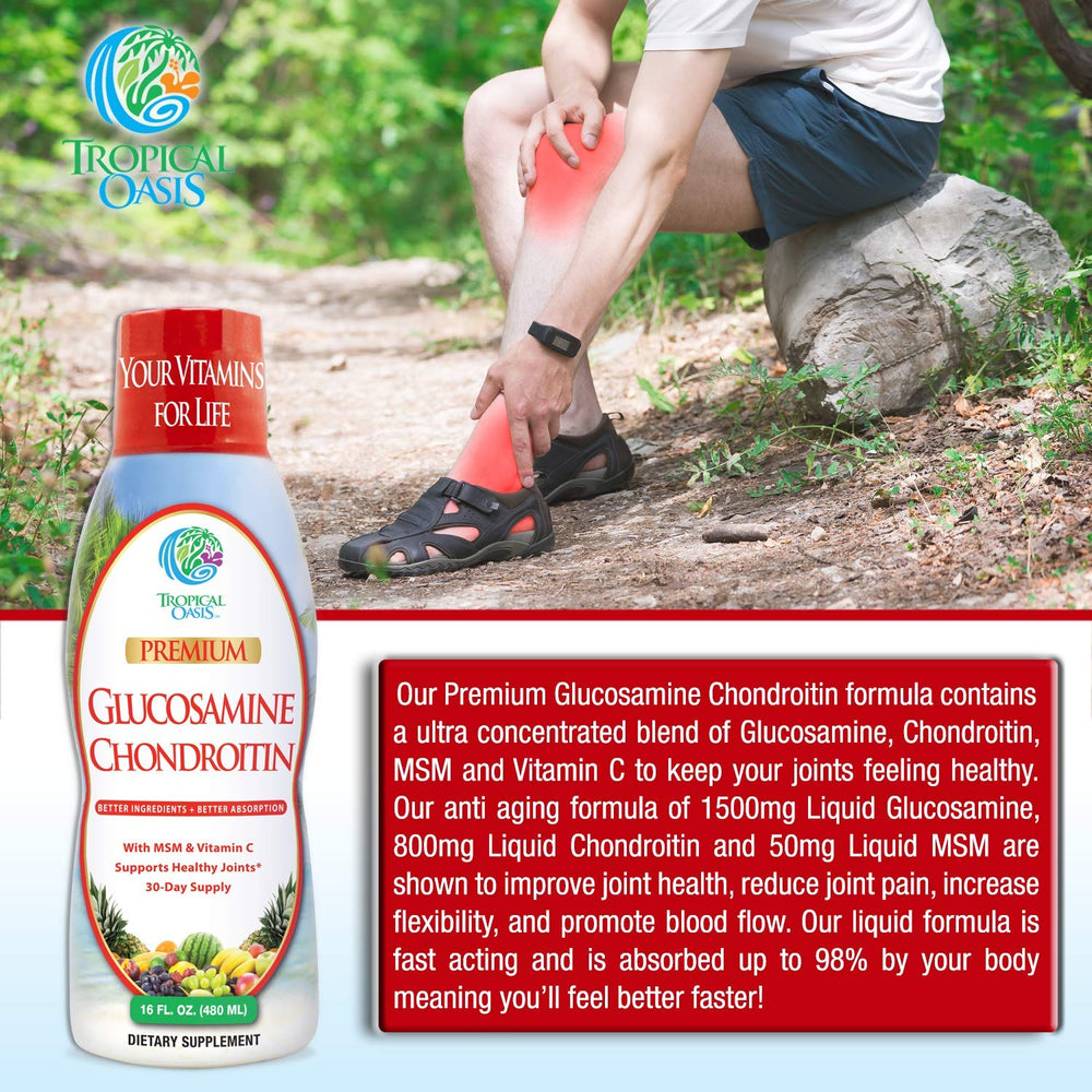 Pour-and-dispense Tropical Oasis 16 oz bottle