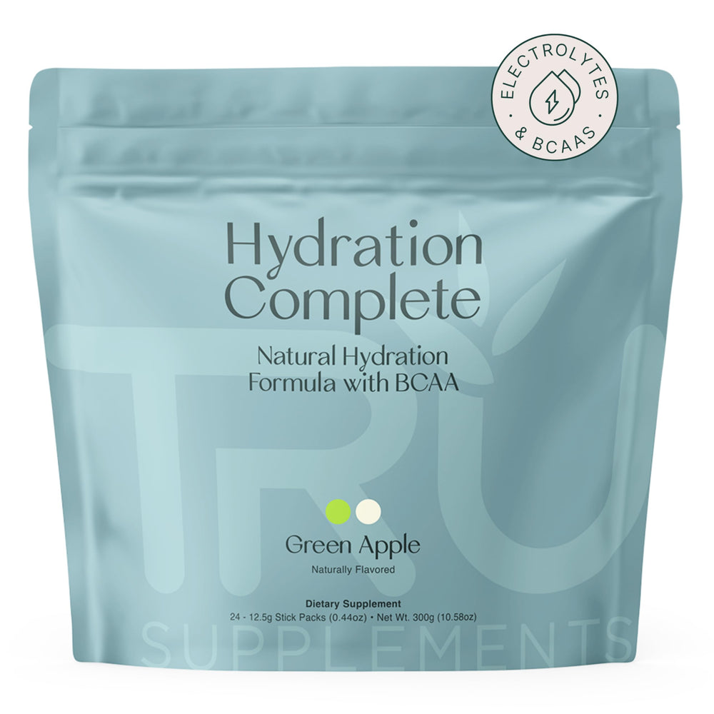 TRU Hydration Complete BCAA bottle - Green Apple flavor
