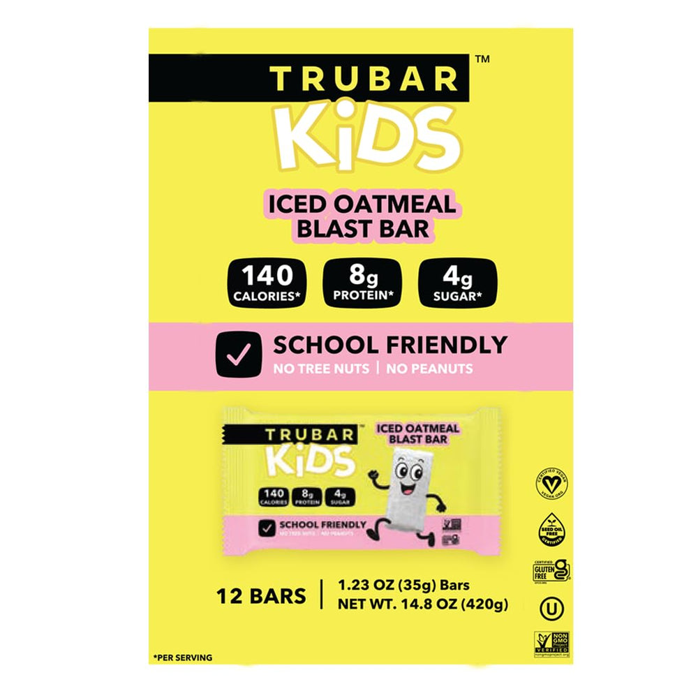 Label showing gluten-free, peanut-free, and tree-nut-free ingredients