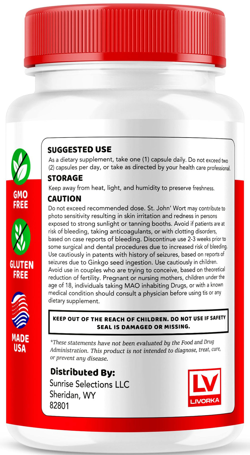 Ingredients for True Balance Blood Support Pro Glycogen capsules