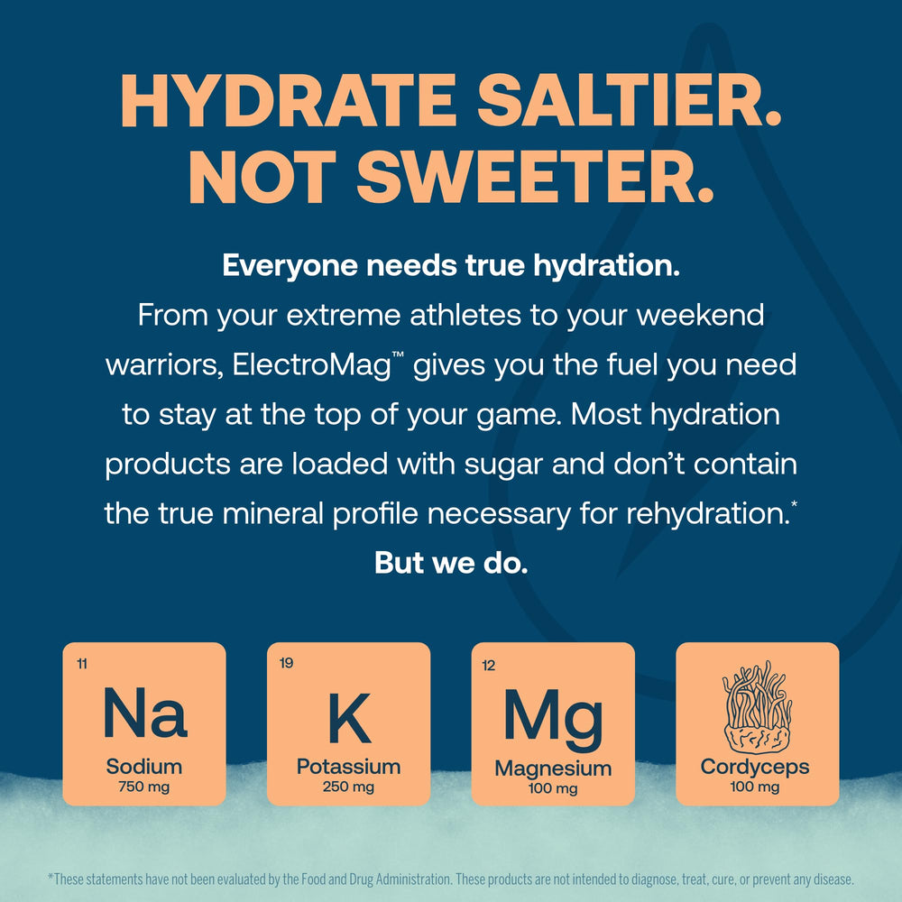 True Grace ElectroMag cordyceps ingredient detail supporting endurance during activity.