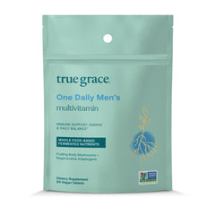 True Grace One Daily Men's Multivitamin bottle front