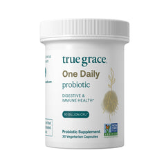 True Grace One Daily Probiotic 30 vegetarian capsules bottle