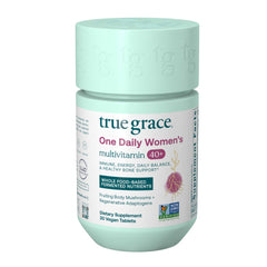 Bottle of True Grace One Daily Women’s Multivitamin (30 vegan tablets)