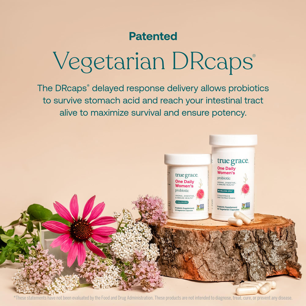 DR caps technology protecting probiotics from stomach acid
