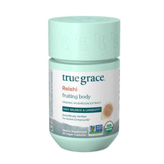 True Grace Reishi 60-count capsules bottle