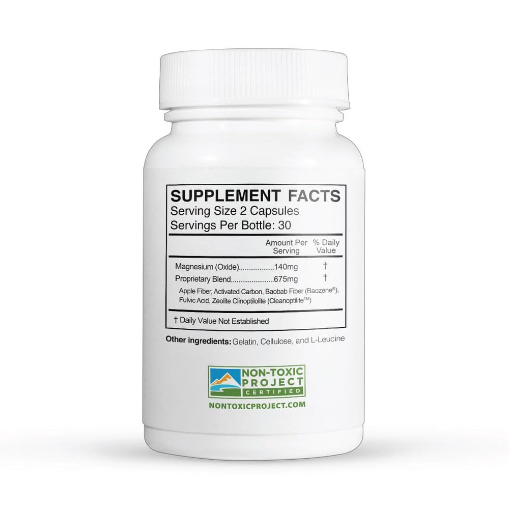 TrueCarbonCleanse cleanoptilolite crystal closeup illustrates binding matrix concept.