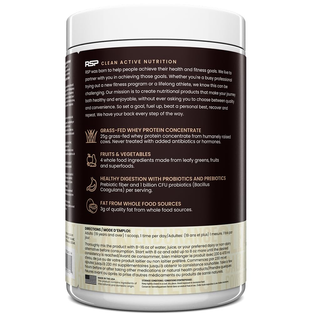 Keto-friendly nutrition facts for TrueFit protein powder