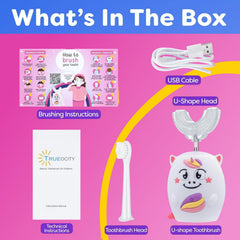 Ergonomic pink handle designed for small hands