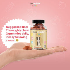 Dosing guide for TruHeight kids gummies