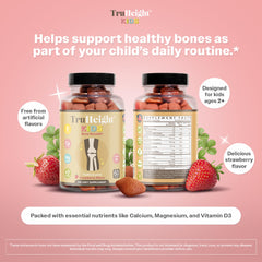 TruHeight bottle with gummies for kids and toddlers