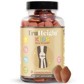 Front view of TruHeight Kids Bone Growth Gummies bottle - Strawberry flavor