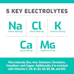 TRULABS Hydrate Orange Twist nutrition panel highlighting electrolytes and vitamins