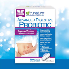 TruNature Digestive Probiotic Capsules bottle, 100 count
