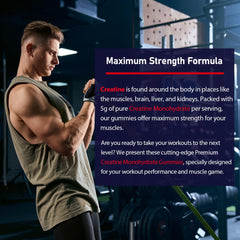 Gummies highlighting Taurine and B6 ingredients