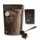 Trust Your Gut enema coffee package with premium organic beans for a detox-focused routine