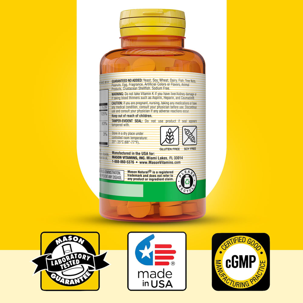 Mason Natural brand image showing over 50 years of trust