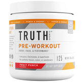 Truth Nutrition Pre Workout Powder Fruit Punch bottle front