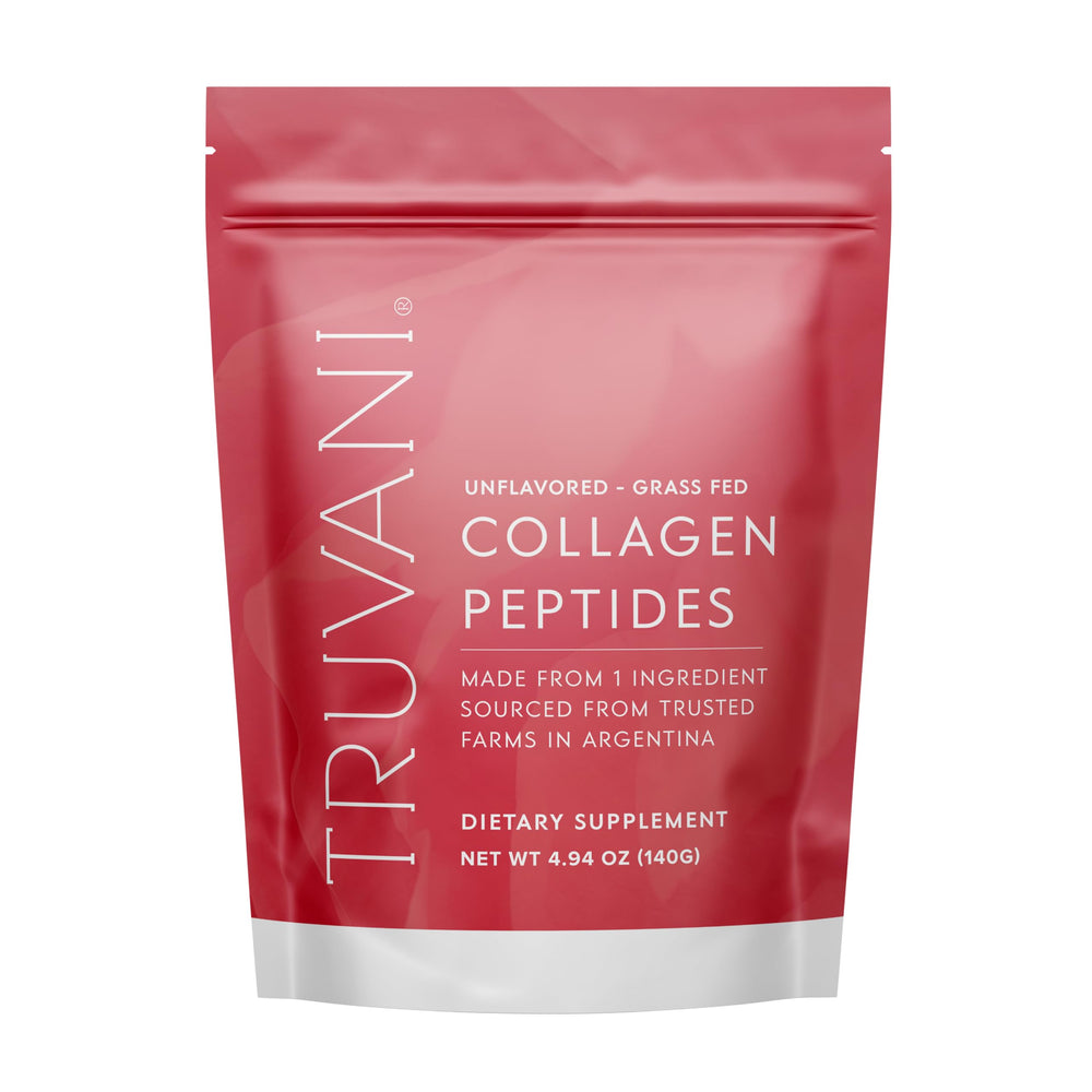 Truvani Hydrolyzed Collagen Peptides bottle label – unflavored