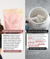 Truvani gluten-free and dairy-free label supports keto-friendly options.