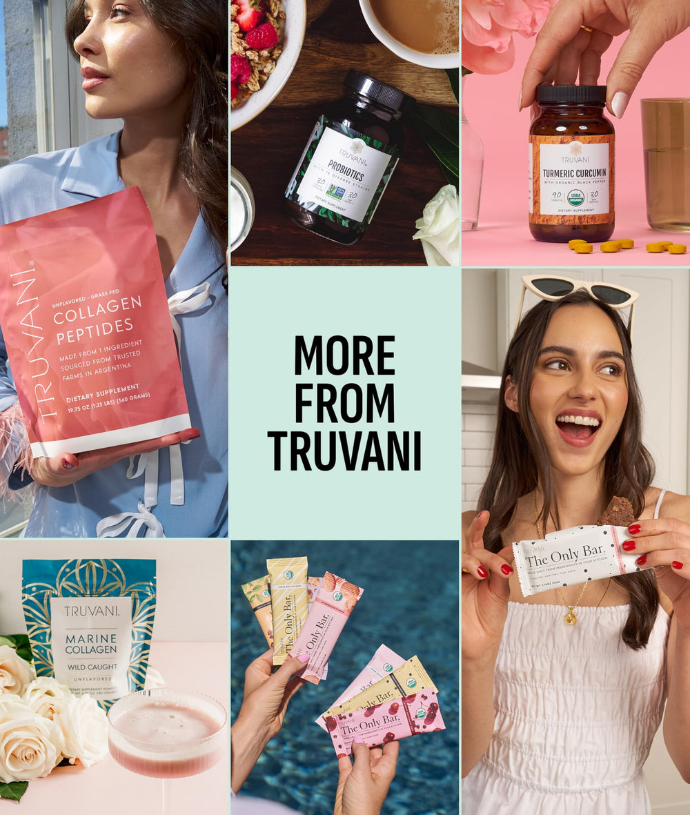 Truvani no added sugar label emphasizing monk fruit sweetness